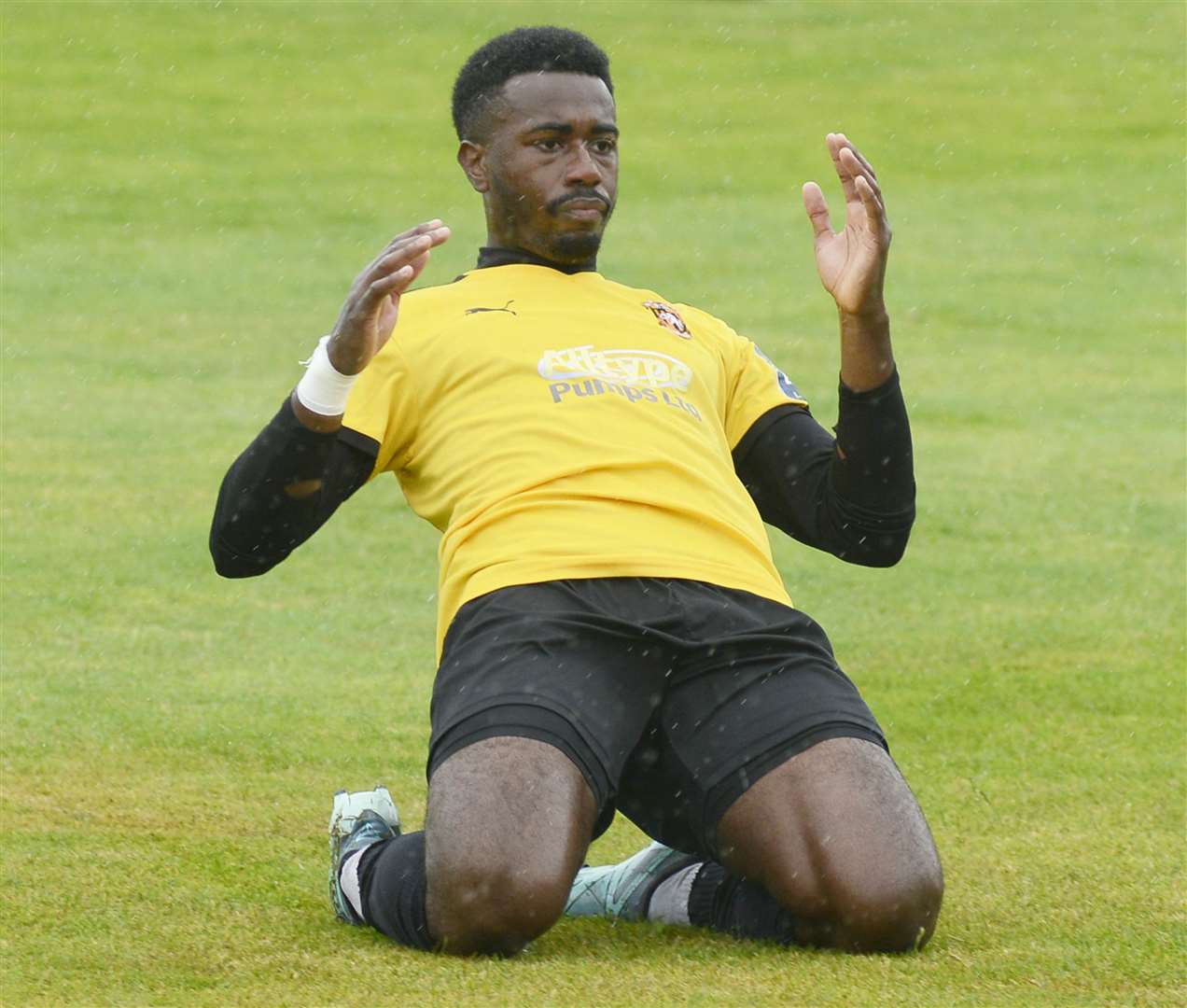 Folkestone goalscorer Ira Jackson Picture: Paul Amos