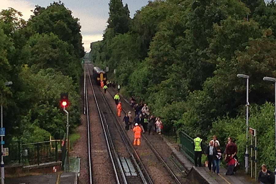 The scene at Longfield. Picture by Aaron McNultee