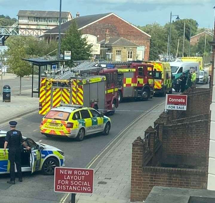 Reverend Iain Taylor died after a crash outside Canterbury West station in Station Road West. Picture: Susan Demir