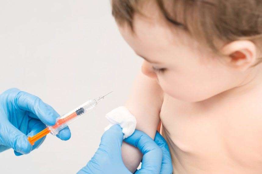 The NHS says it is working to identify children under five who aren't up to date with polio vaccinations