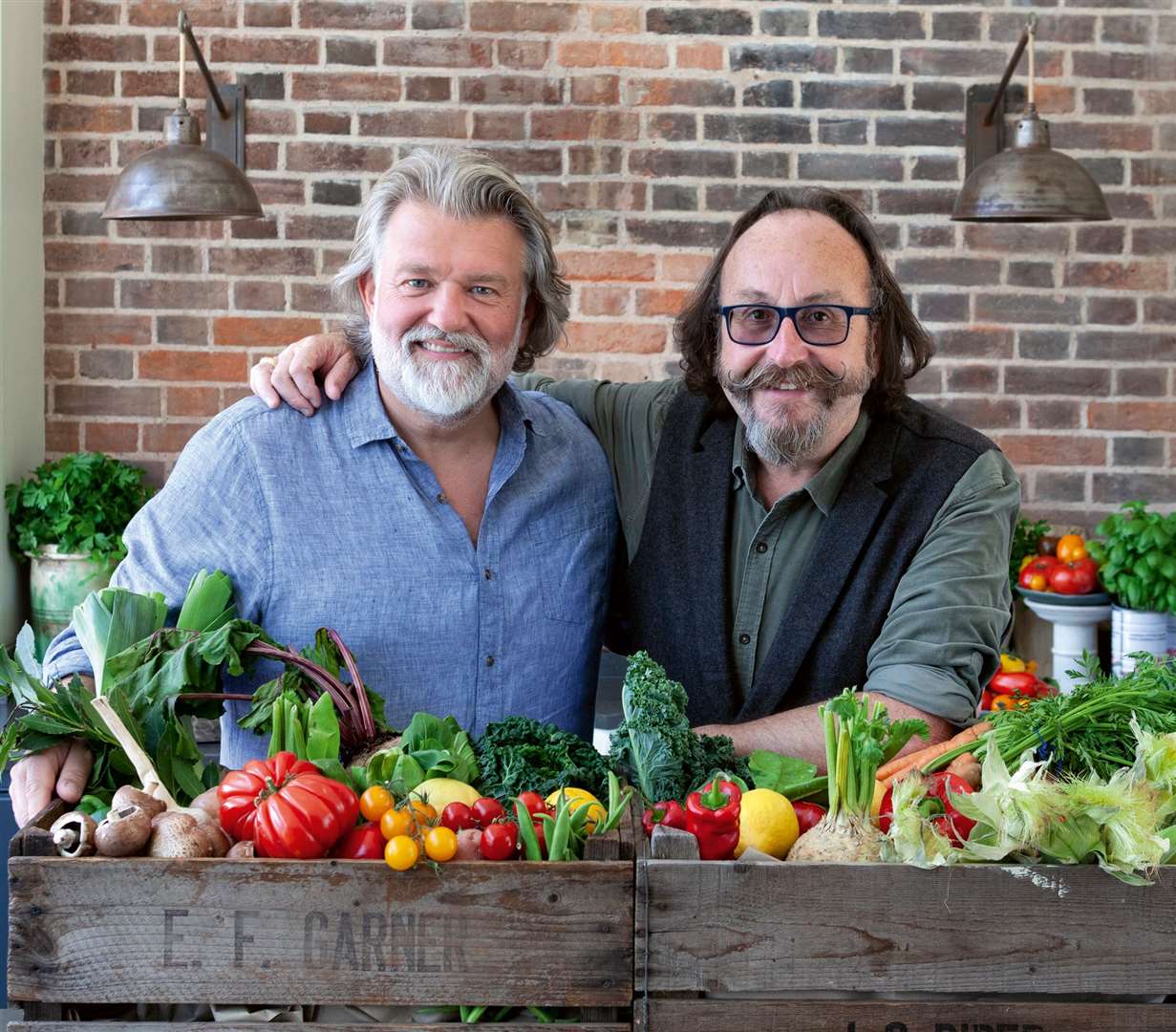 Si King (left) and Dave Myers aka the Hairy Bikers Picture: Andrew Hayes-Watkins