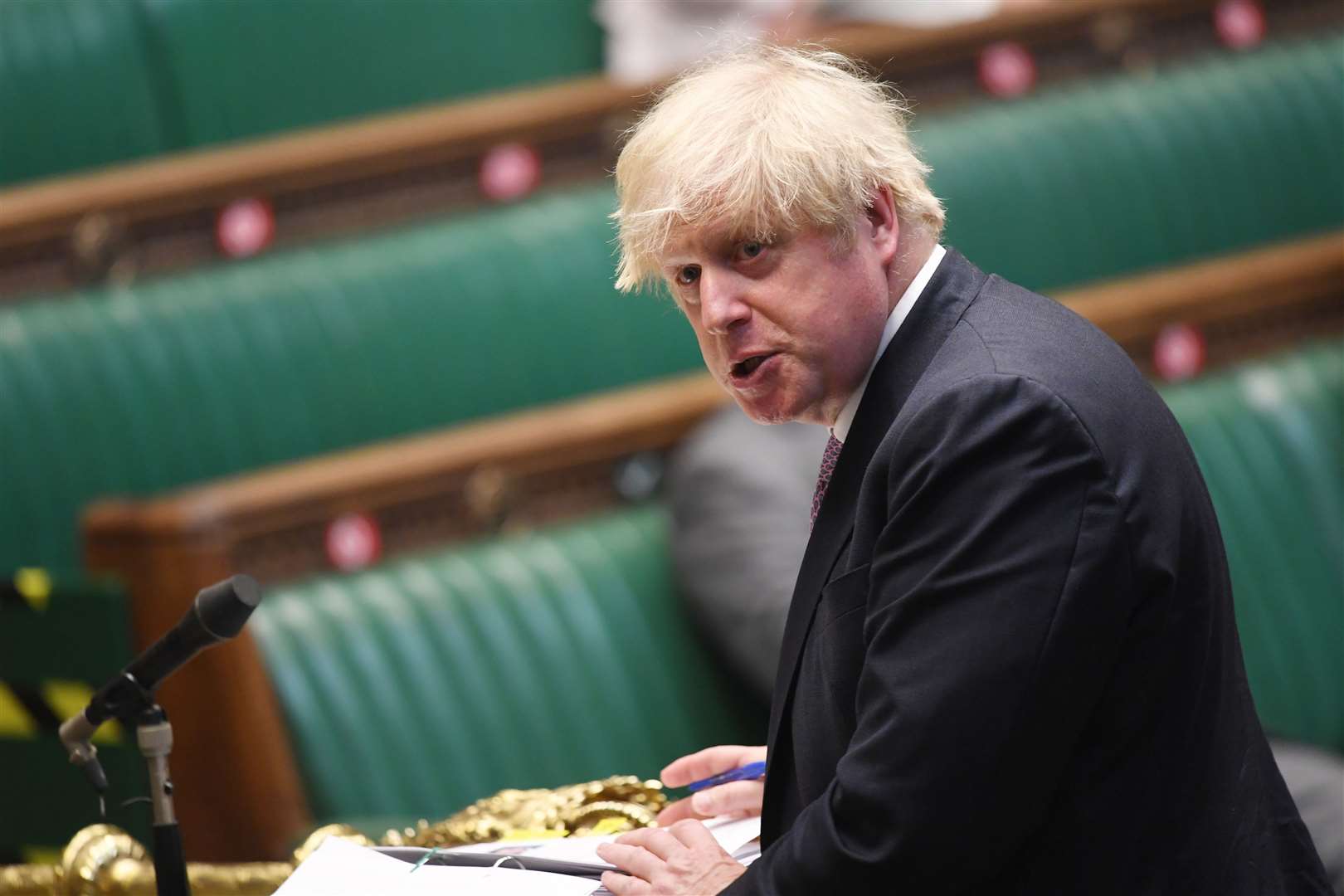 Boris Johnson said most British troops have already left (Jessica Taylor/UK Parliament/PA)