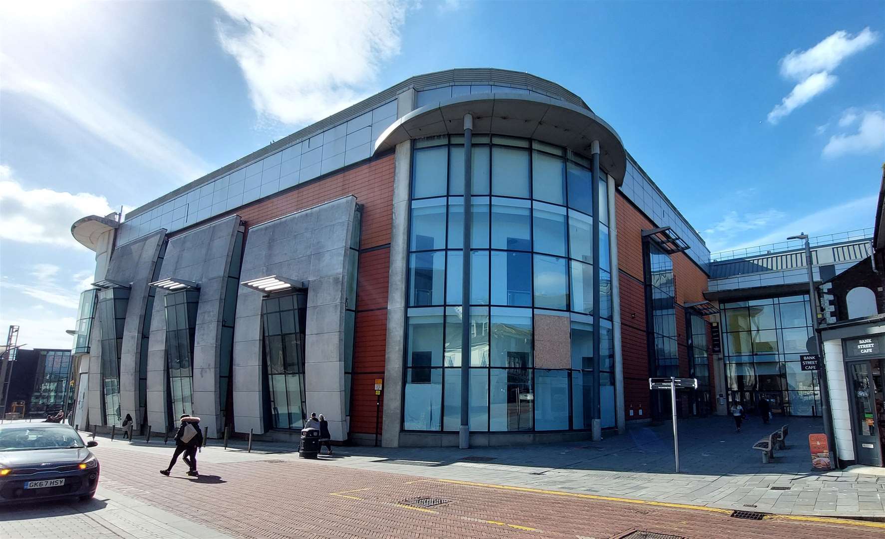 The former Debenhams unit in County Square’s extension now sits empty