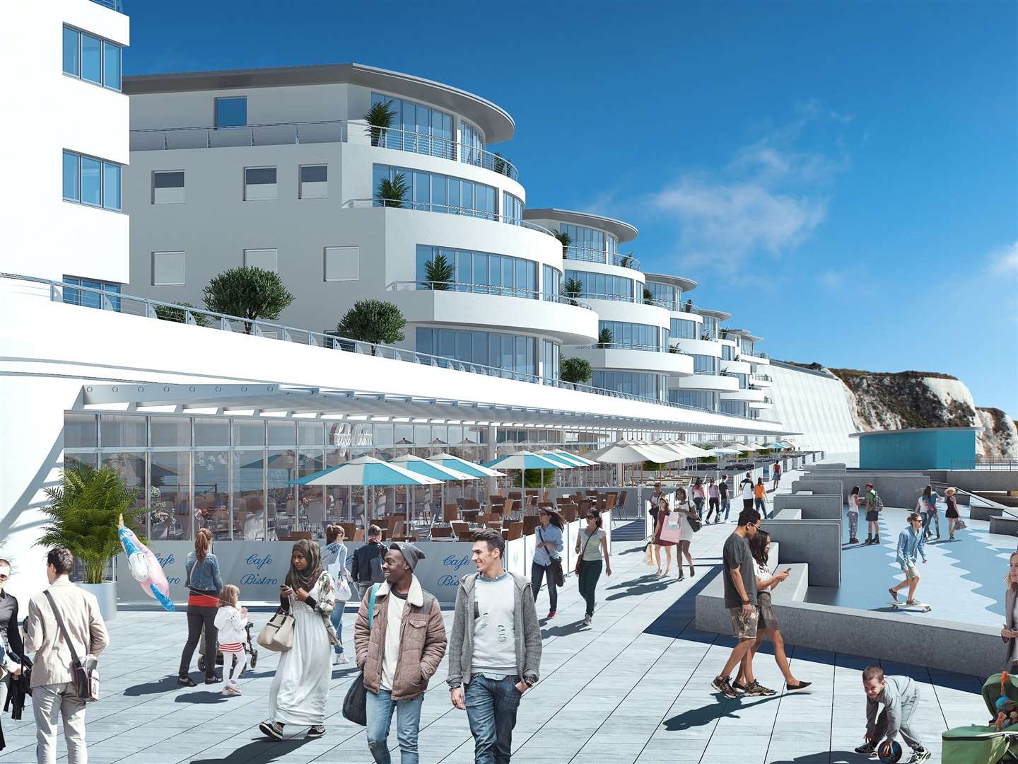 Ramsgate Royal Sands seafront development apartment on market for £