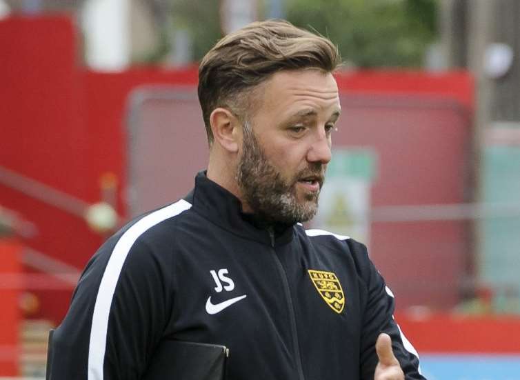 Maidstone United manager Jay Saunders Picture: Andy Payton