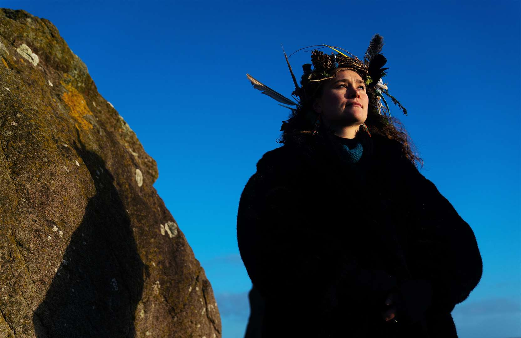 Celine-Fleur Halpin at Newgrange, Co Meath, in 2022 (Brian Lawless/PA)