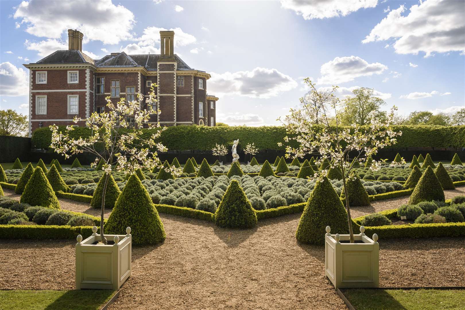 The Cherry Garden at Ham House and Garden, London, which faces increasing heat (National Trust/PA)