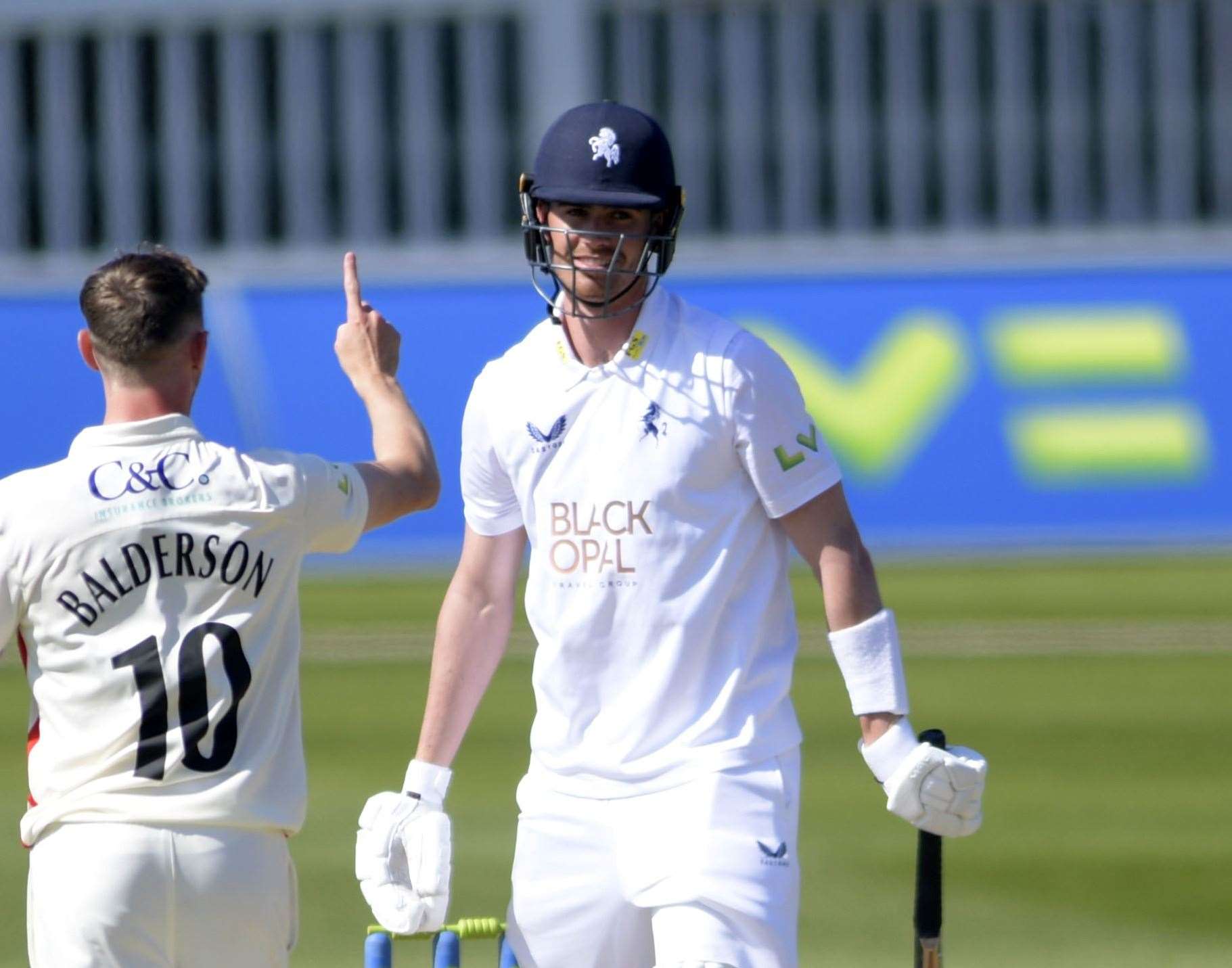 Nathan Gilchrist is closing in on an unwanted record for Kent after six successive ducks. Picture: Barry Goodwin