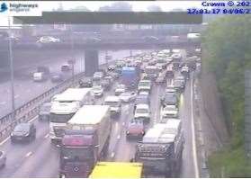 Long queues for the Crossing remain. Photo: Highways England