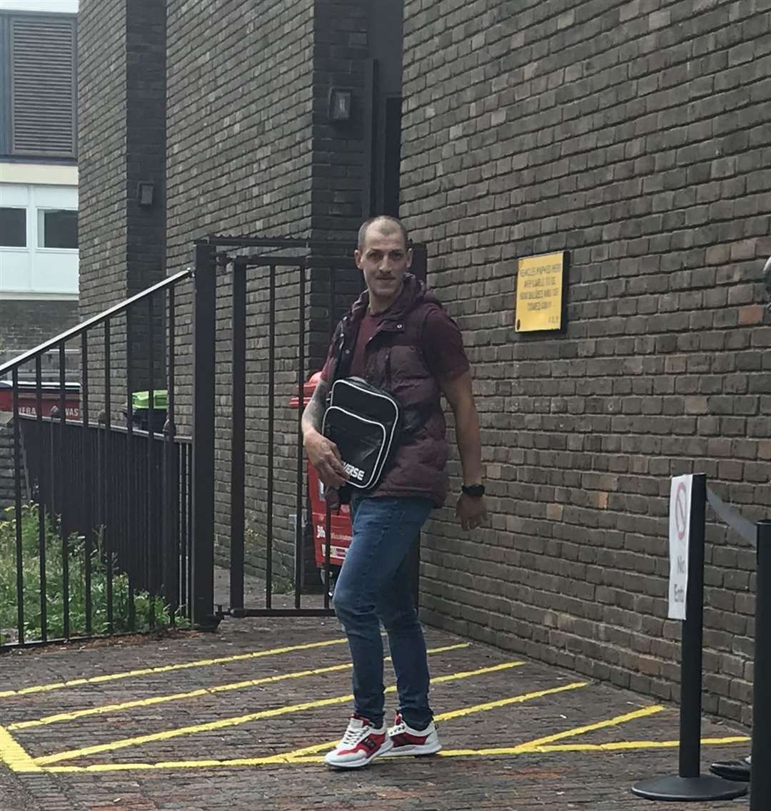 Kristiyan Trendafilov leaves court after his case was sent to crown court