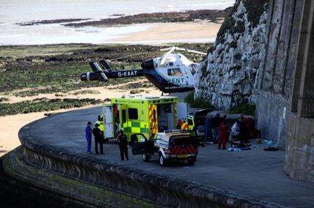 Cliff fall rescue attempt at Louisa Bay, James Rene Weatherley