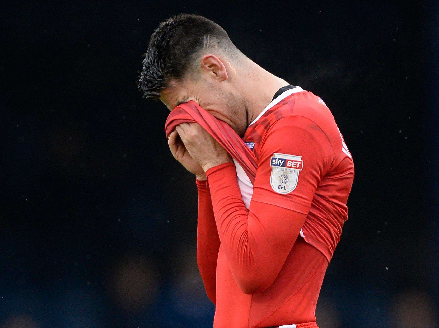 Conor Wilkinson's reaction against Southend says it all. Picture: Ady Kerry