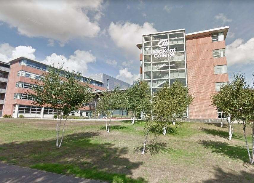 MidKent College, Gillingham campus. Picture: Google Streetview