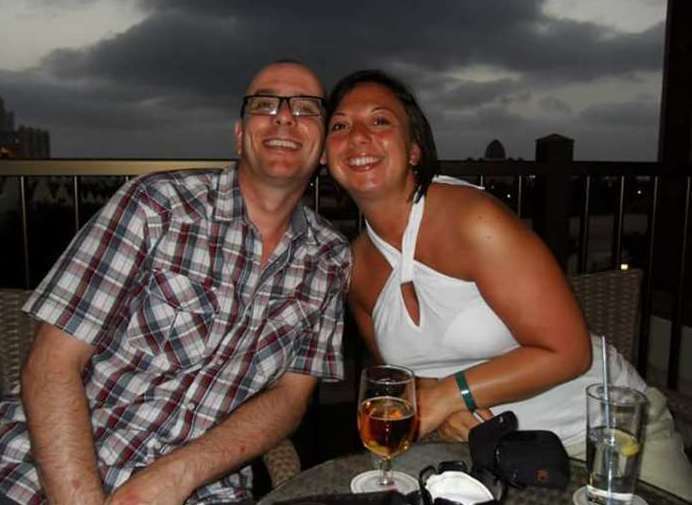 Claire Saywell suffered horrific leg injuries whilst on holiday with her husband Darren in 2017