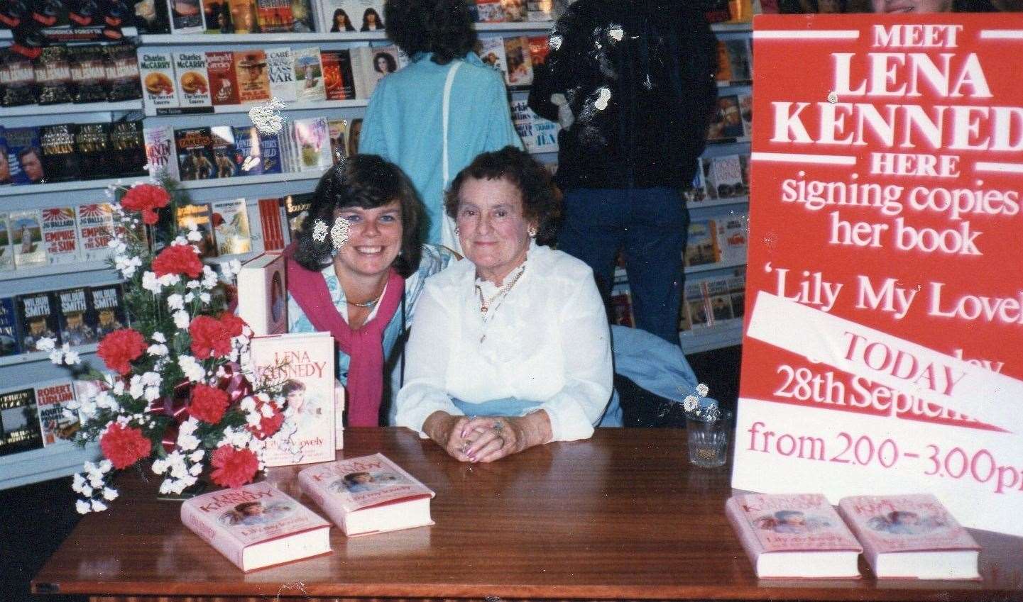 A now successful Lena Kennedy at one of her many book signings. Submitted (18668628)