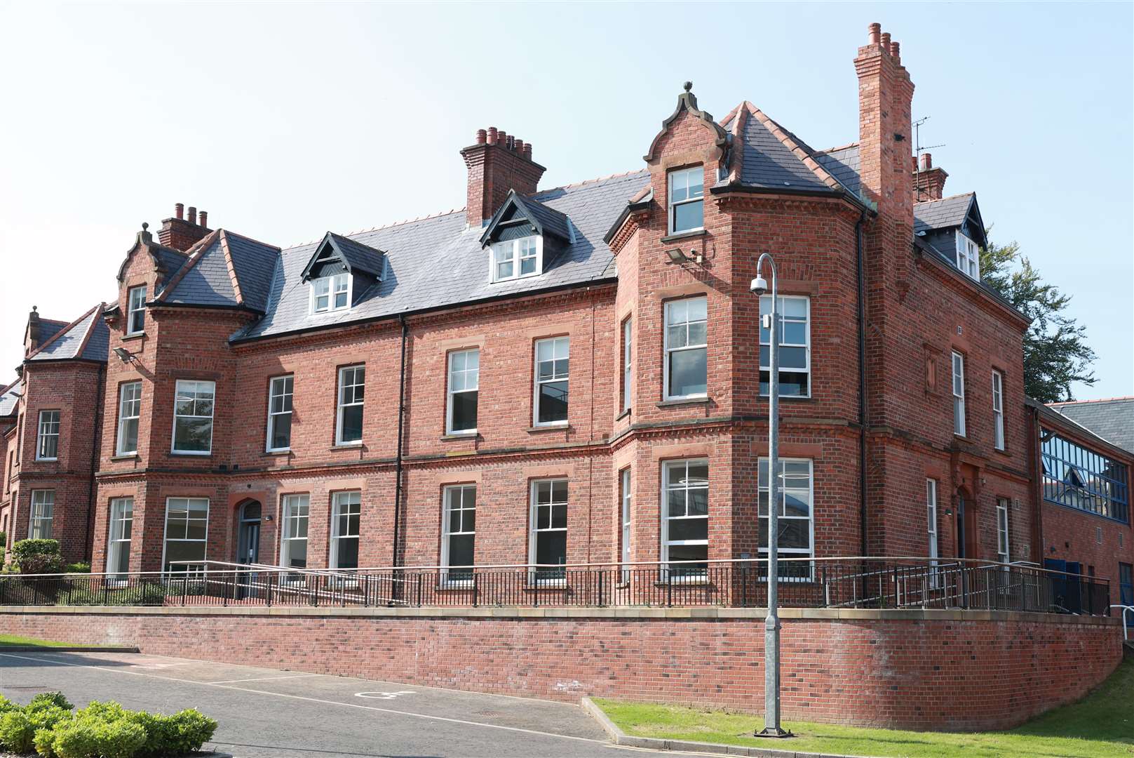 The MB building, which is be the School of Medicine at the Magee campus of Ulster University in Londonderry (Liam McBurney/PA)