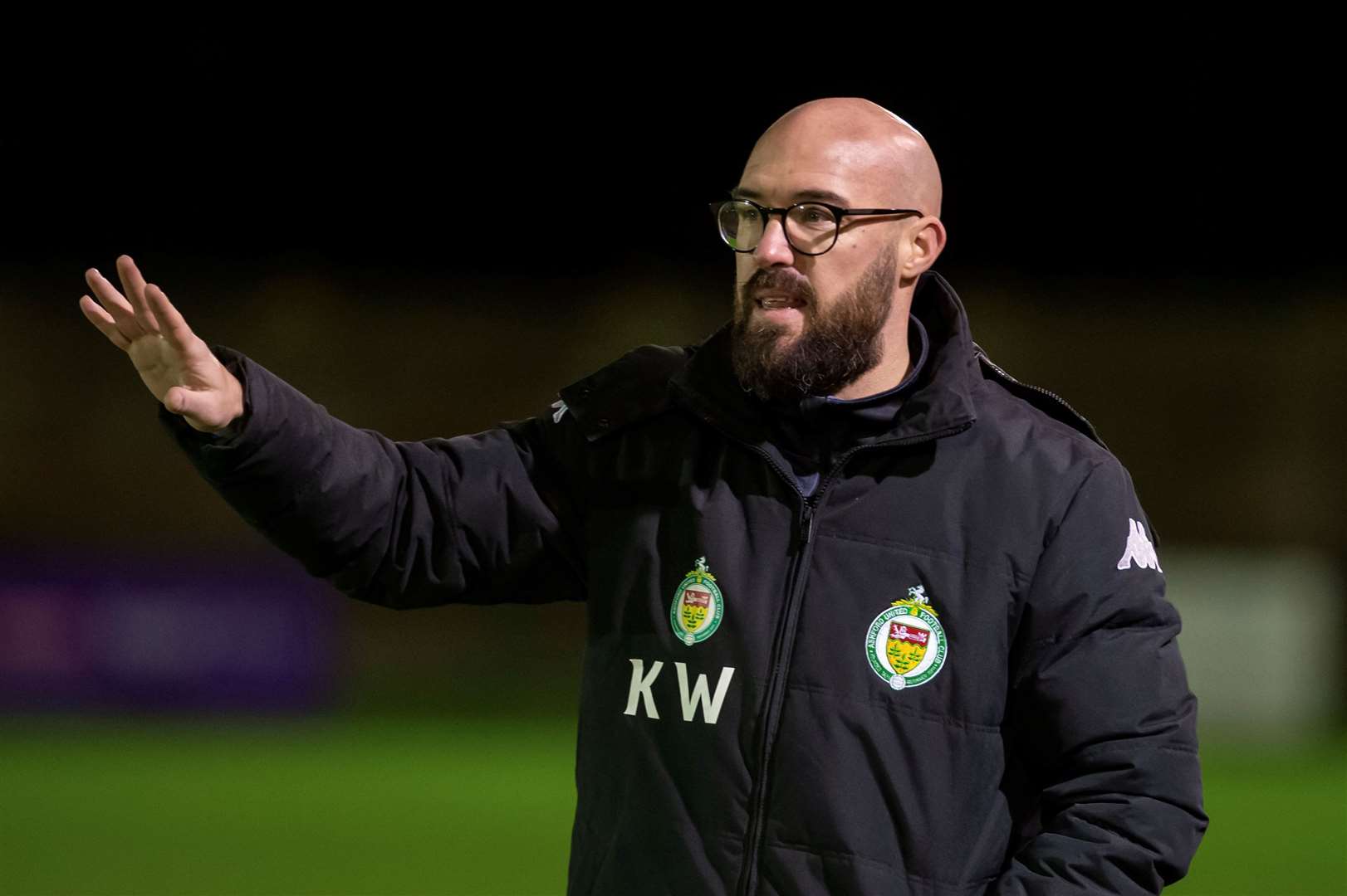 Ashford United manager Kevin Watson. Picture: Ian Scammell