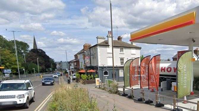 The incident is said to have happened in Quarry Hill Road, Tonbridge. Picture: Google