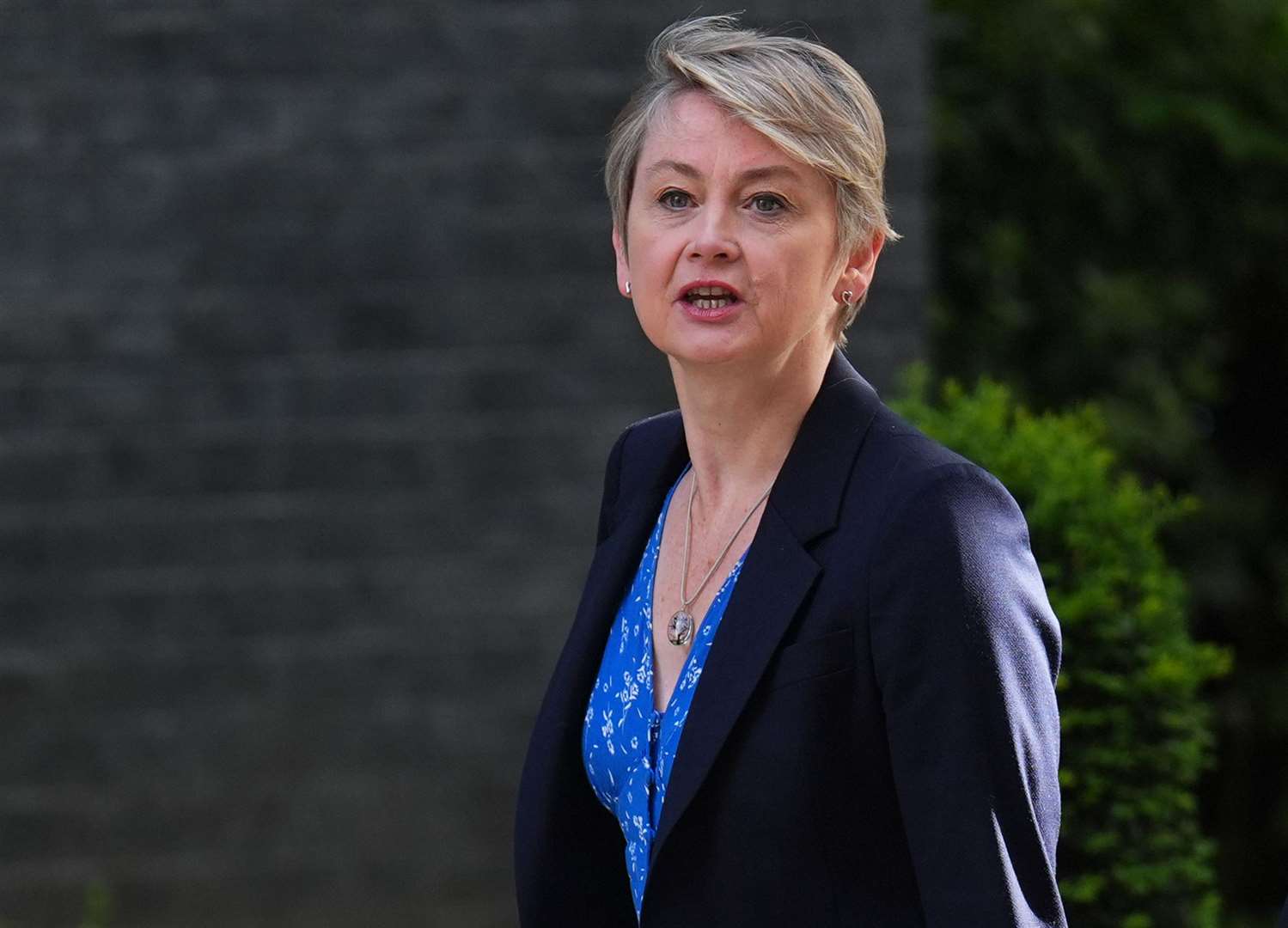 Home Secretary Yvette Cooper arrives at Downing Street in central London (James Manning/PA)