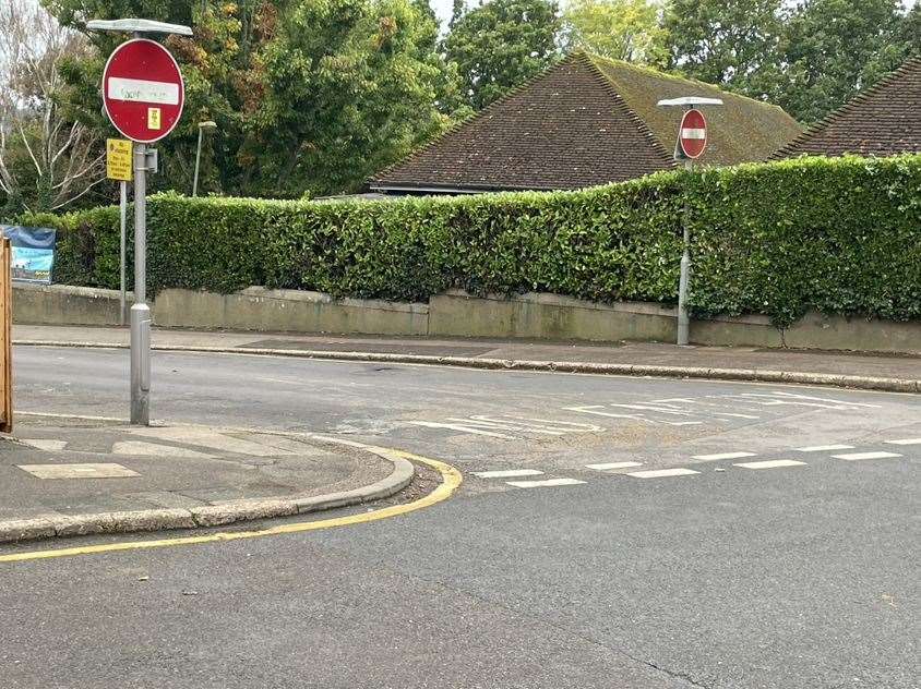 Motorists are reportedly ignoring the No Entry signs at Peel Street