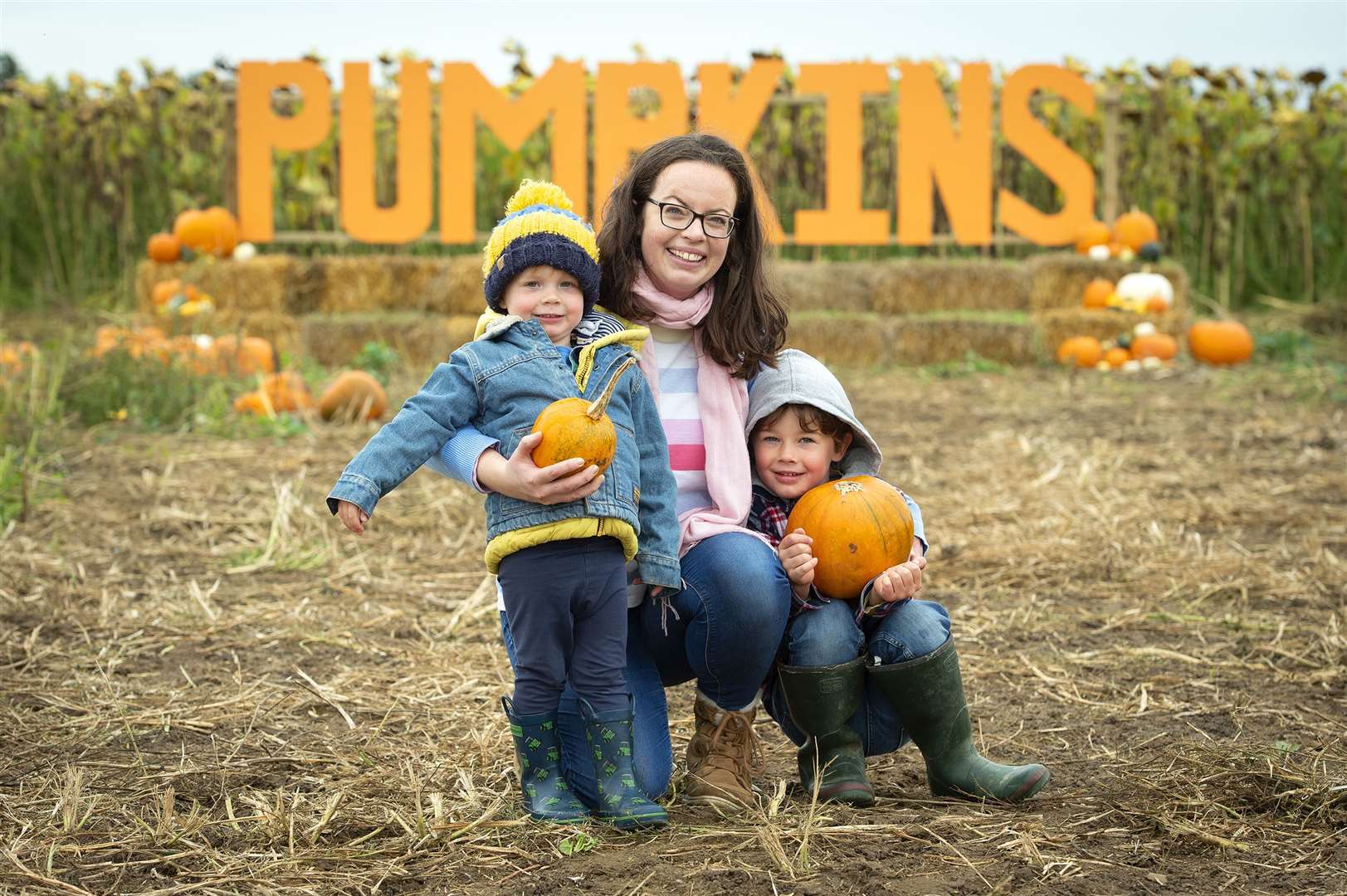 Be careful not to drop your pumpkin!