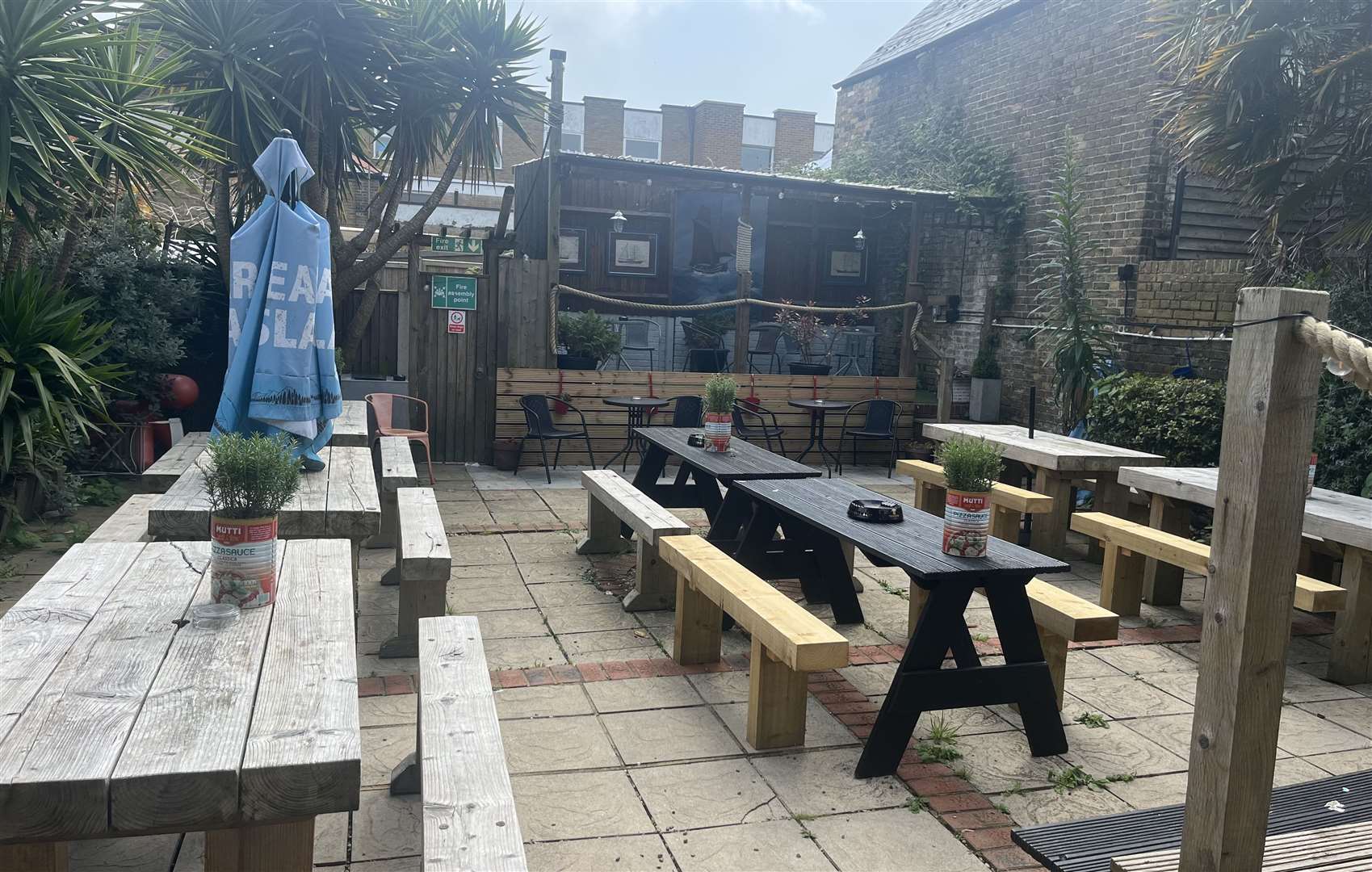 Sun trap beer gardens like this one at the Deal Hoy in Deal could soon be hit by the smoking ban.