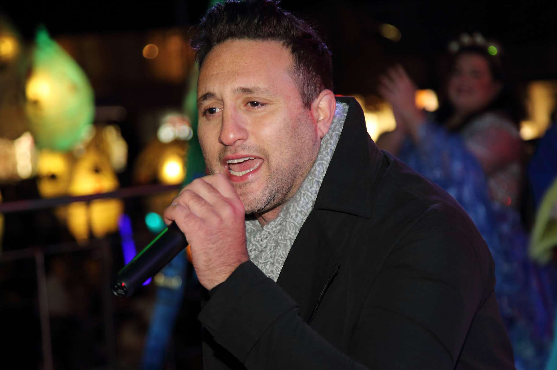 Antony Costa at the Gravesend Christmas lights switch-on