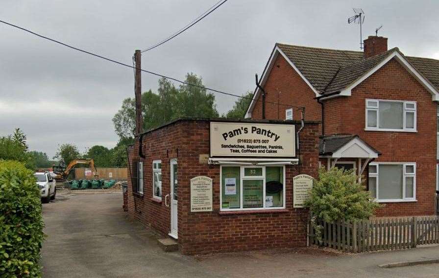 The site was previously occupied by Pam's Pantry in Pound Road, East Peckham, Tonbridge. Photo: Google