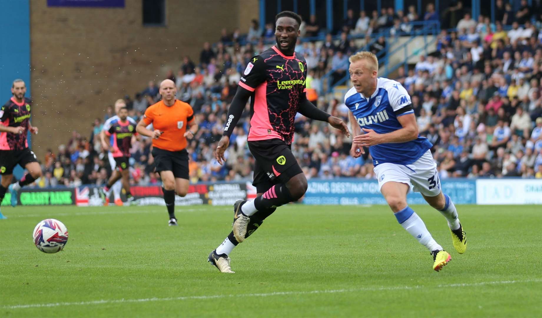 George Lapslie was named as a starter for Gillingham against Chesterfield Picture: @Julian_KPI