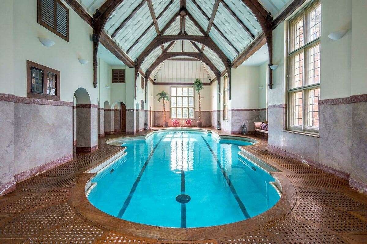 A look at the swimming pool. Picture: Knight Frank