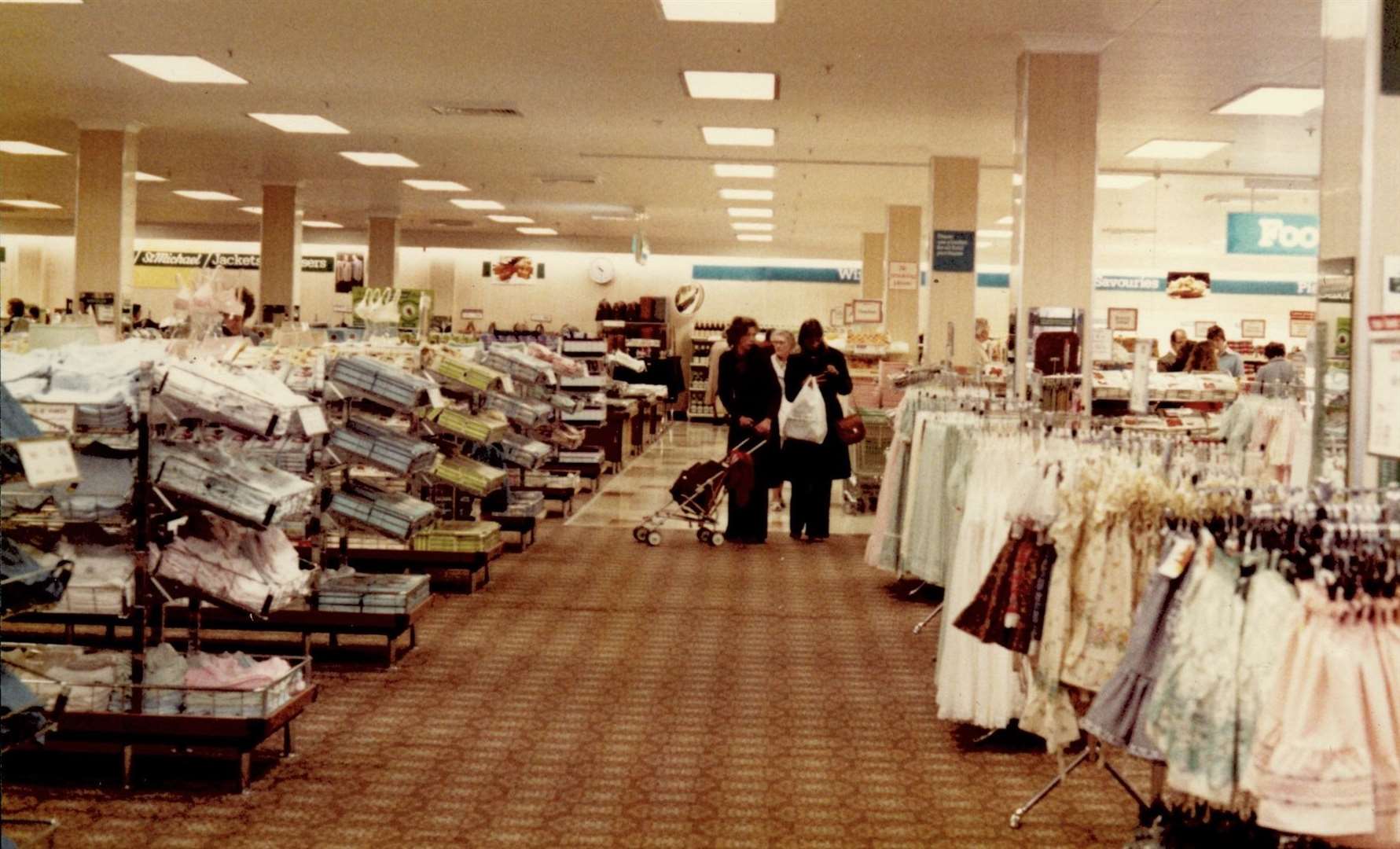 Inside Ashford's Marks & Spencer in 1978. Picture: Steve Salter