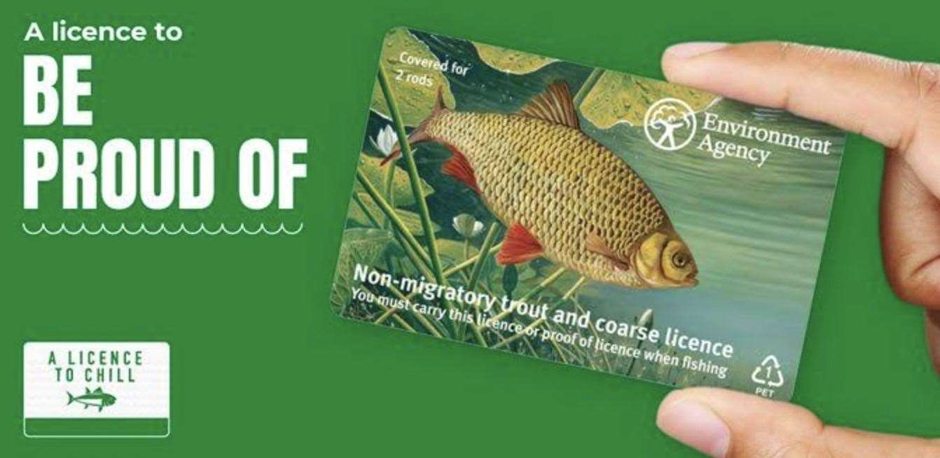 A fishing license by the Environment Agency can cost only £6. Picture: Environment Agency