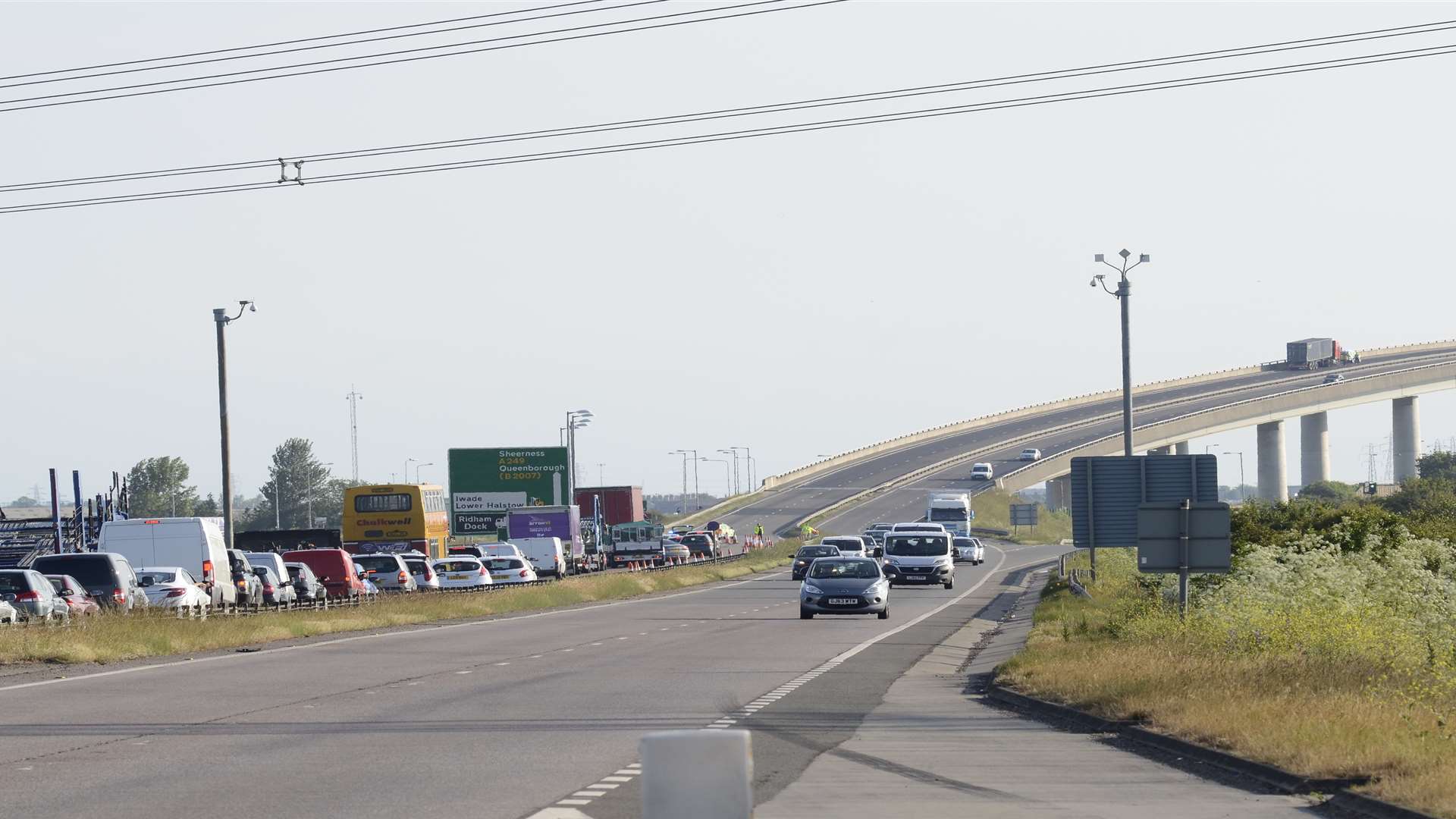 The Sheppey crossing. Stock image