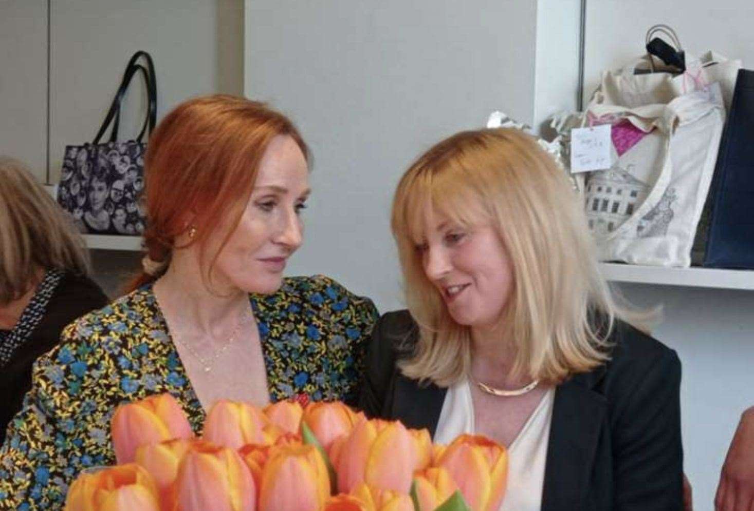 Harry Potter author JK Rowling and Canterbury parliamentary candidate Rosie Duffield. Picture: Twitter/@jk_rowling