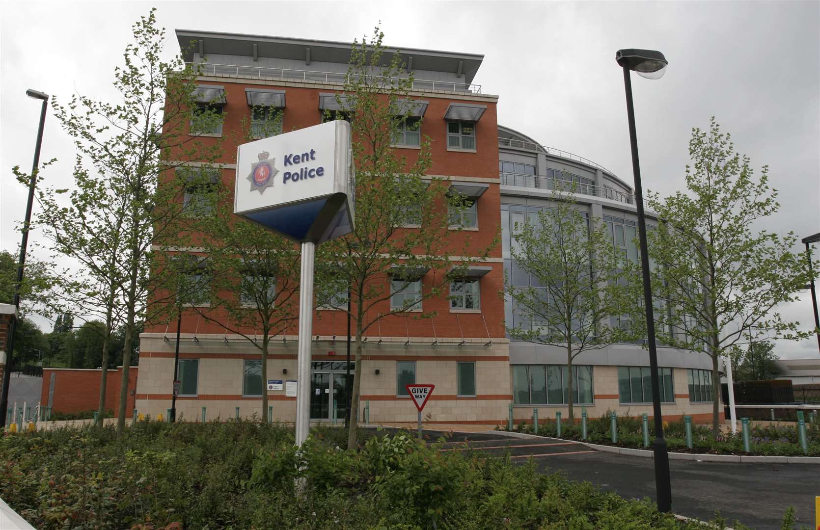 The knife bins can be found outside Medway police station in Gillingham. Stock picture