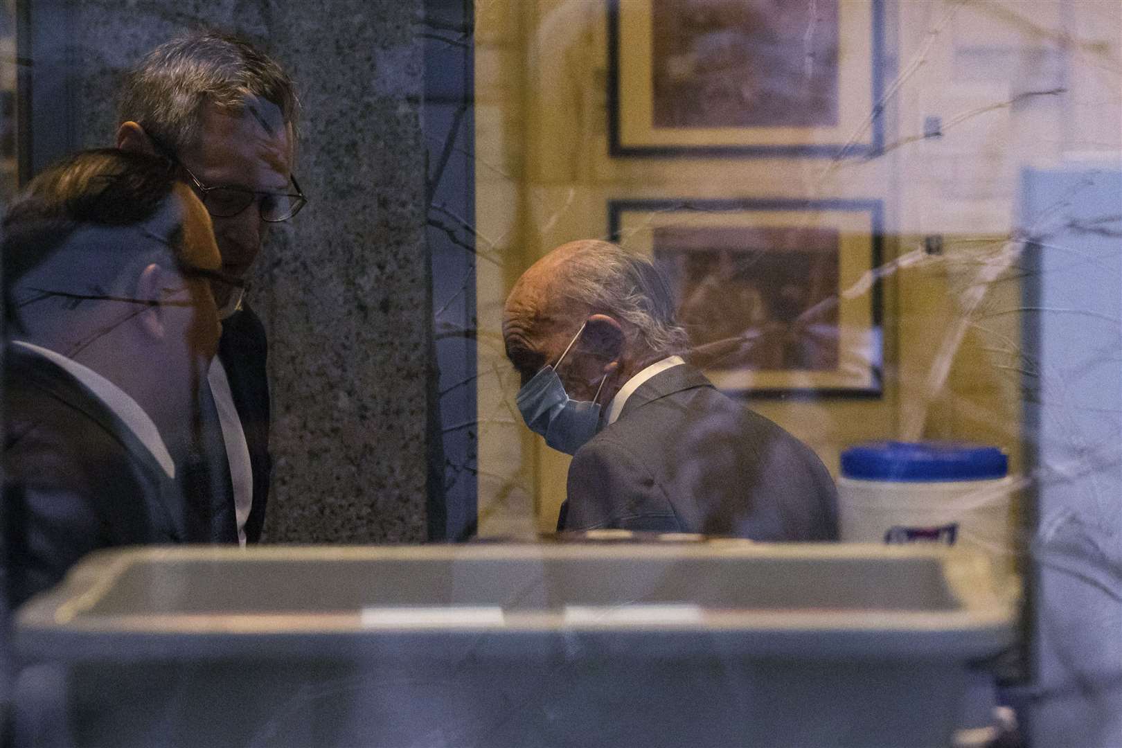 Joe Lewis, owner of Tottenham Hotspur Football Club, arrives at Manhattan federal court (Yuki Iwamura/AP)