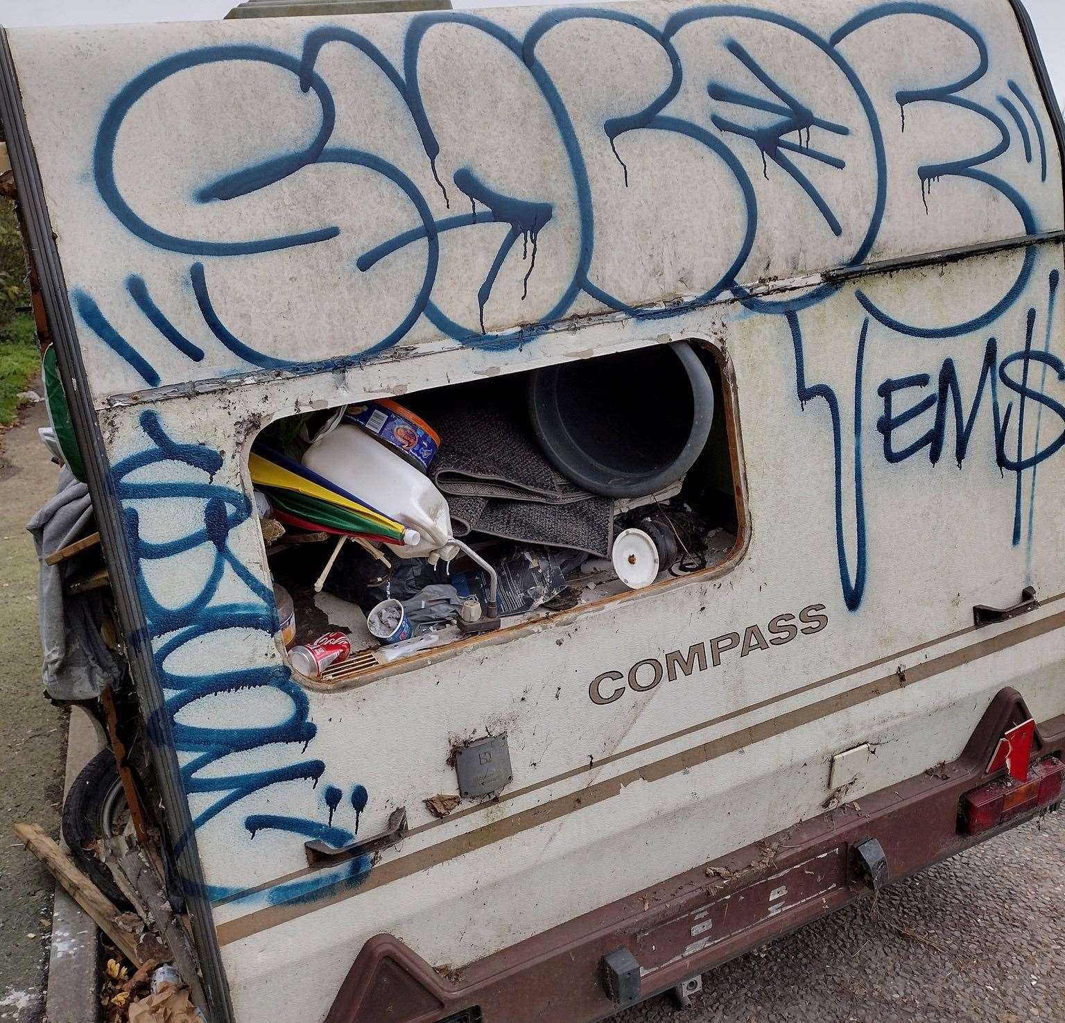 The trailer is full to the brim with rubbish. Picture: Thanet District Council