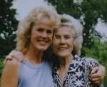 Dawn Edmonds pictured with her mother Margaret