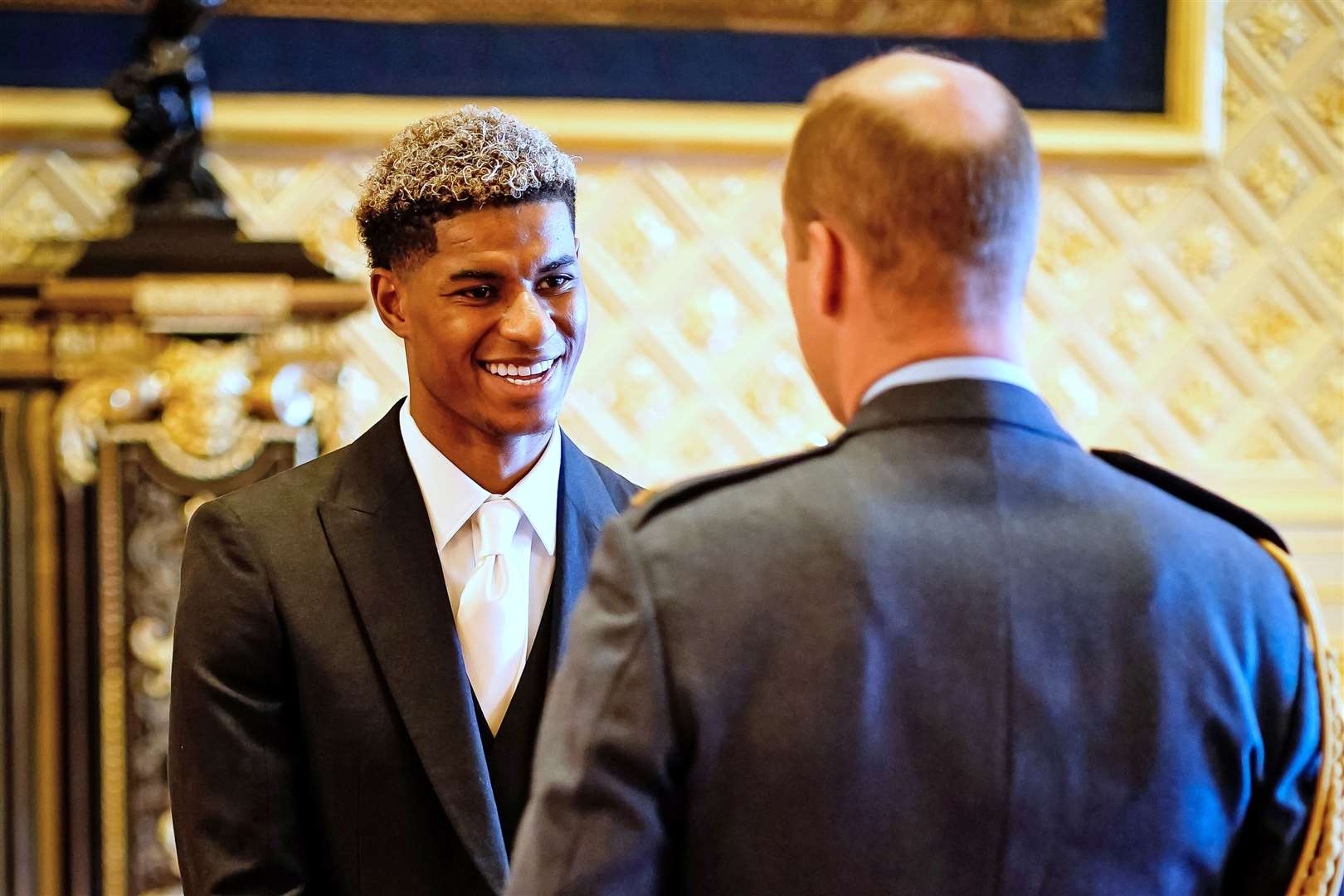 Marcus Rashford is made an MBE (Aaron Chown/PA)