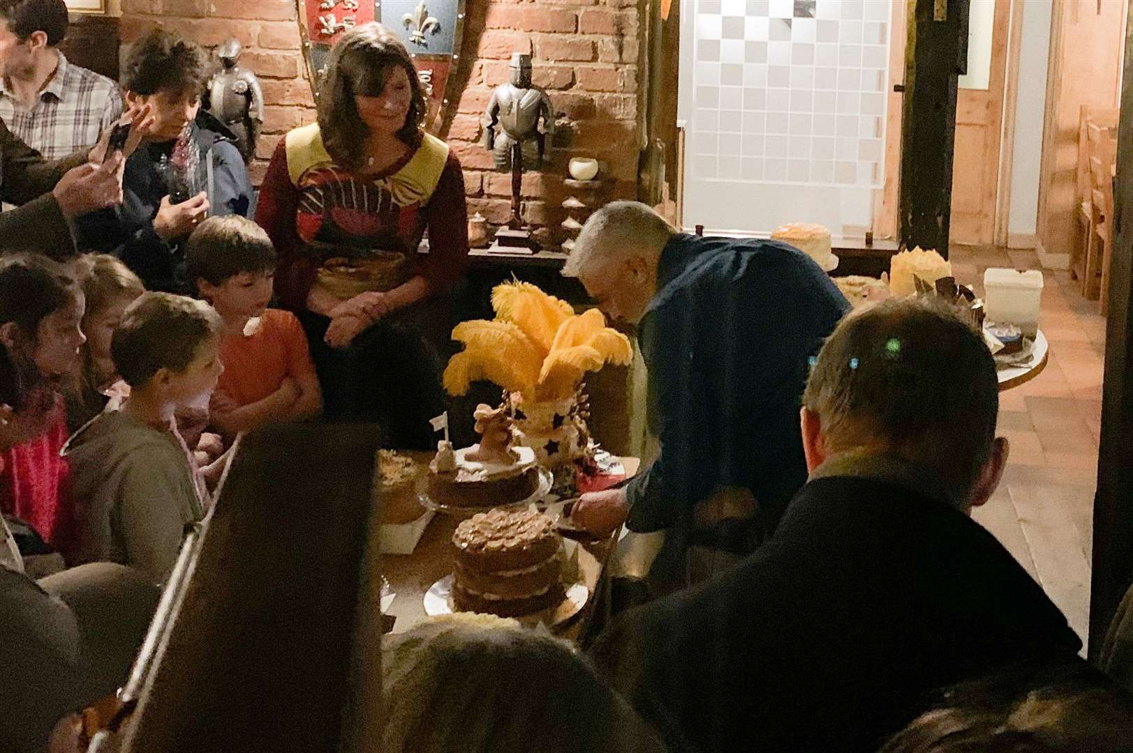 Paul Hollywood at a charity cake baking contest at The Chequers Inn, Smarden, in 2019