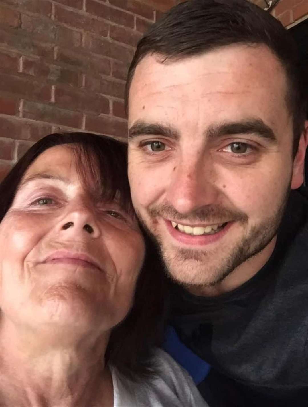 Jacqueline Anne Lyons and her son John (Jayann Williams/PA)