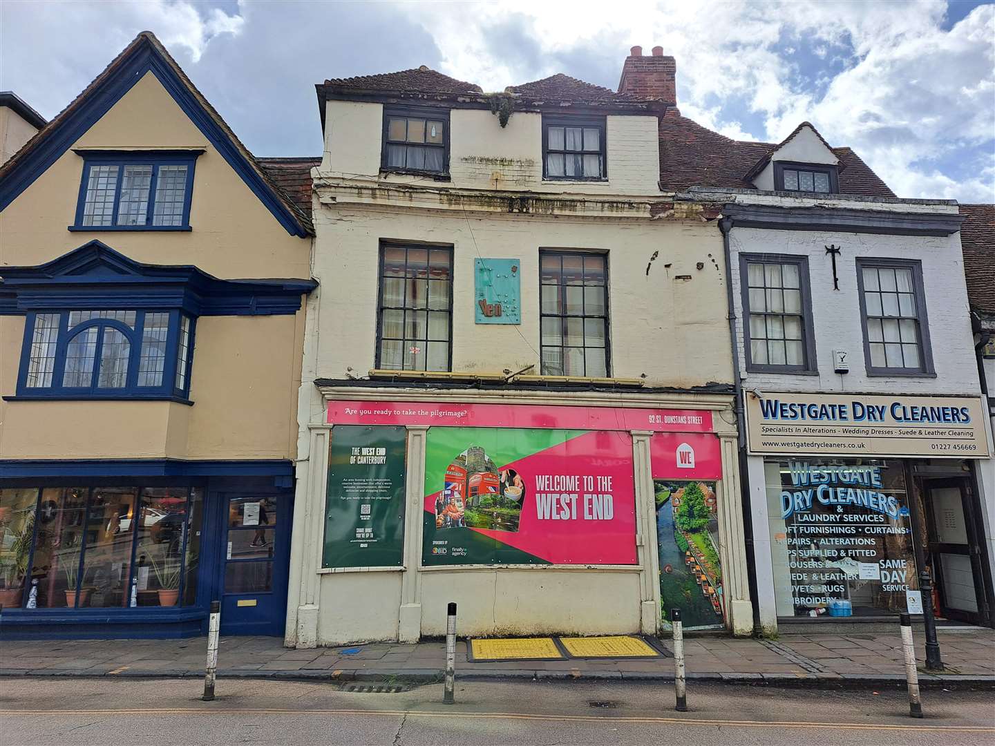 The former takeaway in Canterbury's historic St Dunstan's