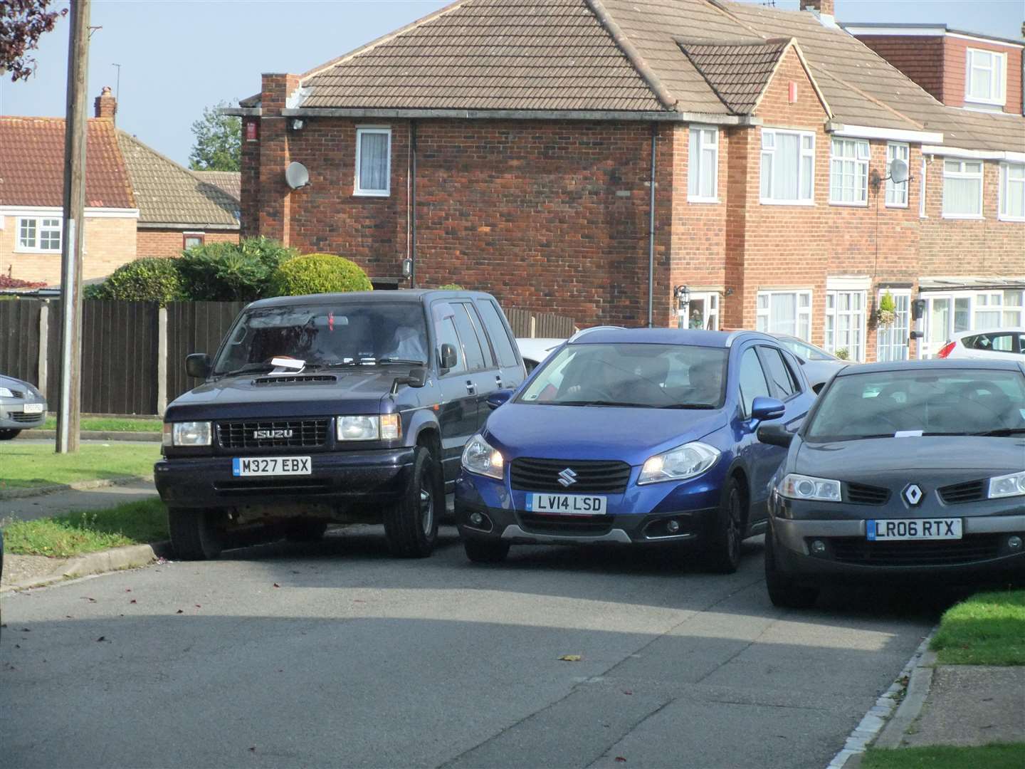 Parked cars on the Fleet Estate are hindering emergency services