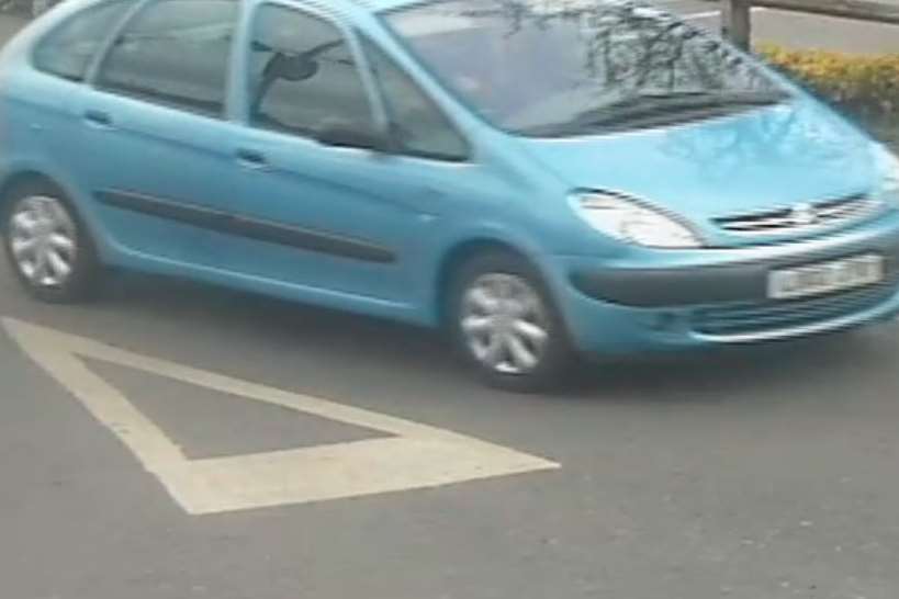 A Picasso car believed to be linked to an armed robbery in Tonbridge