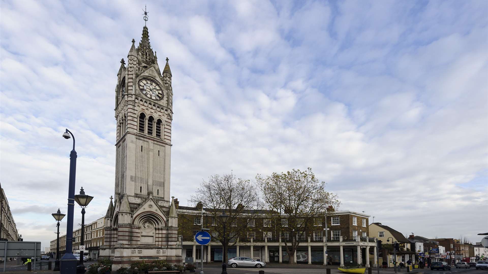 The Clocktower area, Milton Road, Gravesend