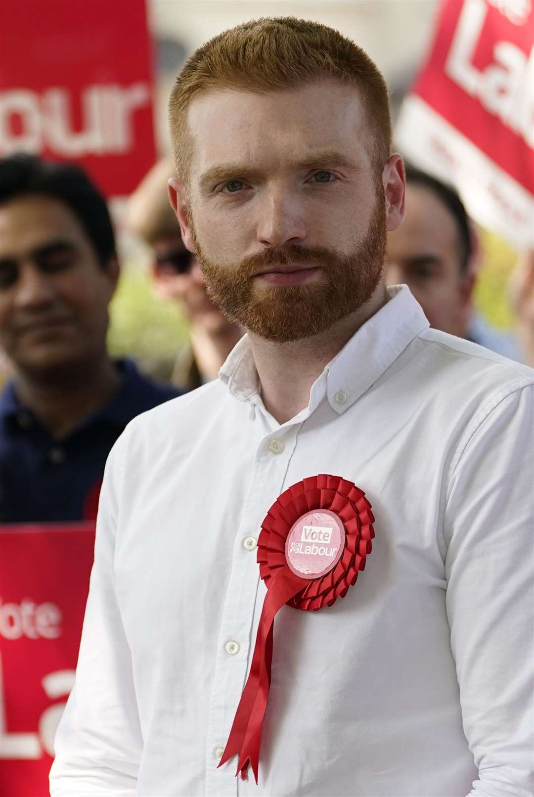 Danny Beales is the Labour candidate (Andrew Matthews/PA)