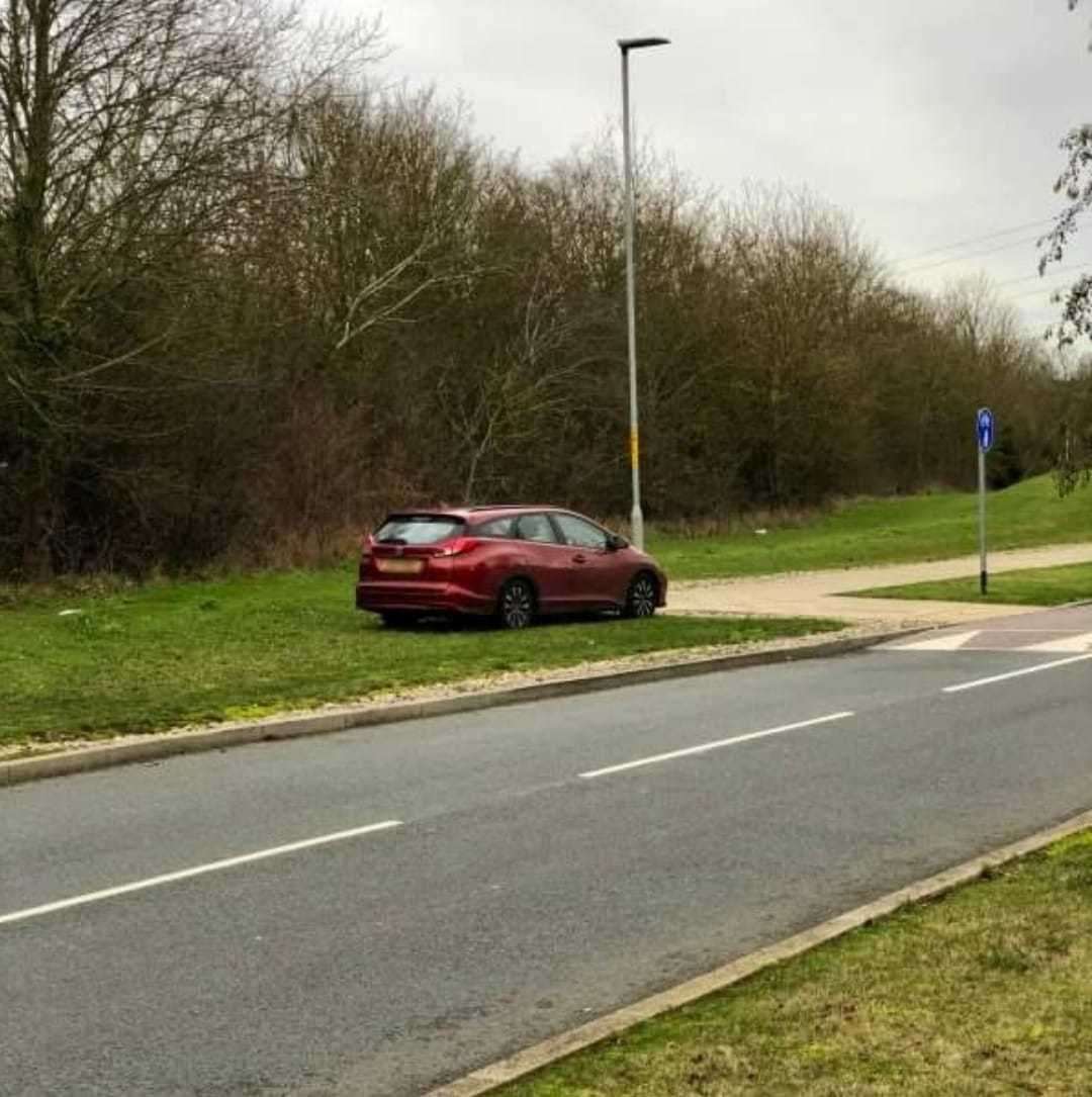 Anti-social parking has been reported as a problem at the new Ebbsfleet inland border facility (44078246)