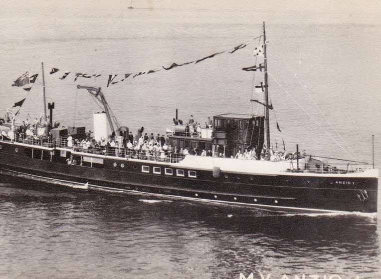 The Anzio which sailed between Sheerness and Southend in the 1960s. Picture: Joan Fossett