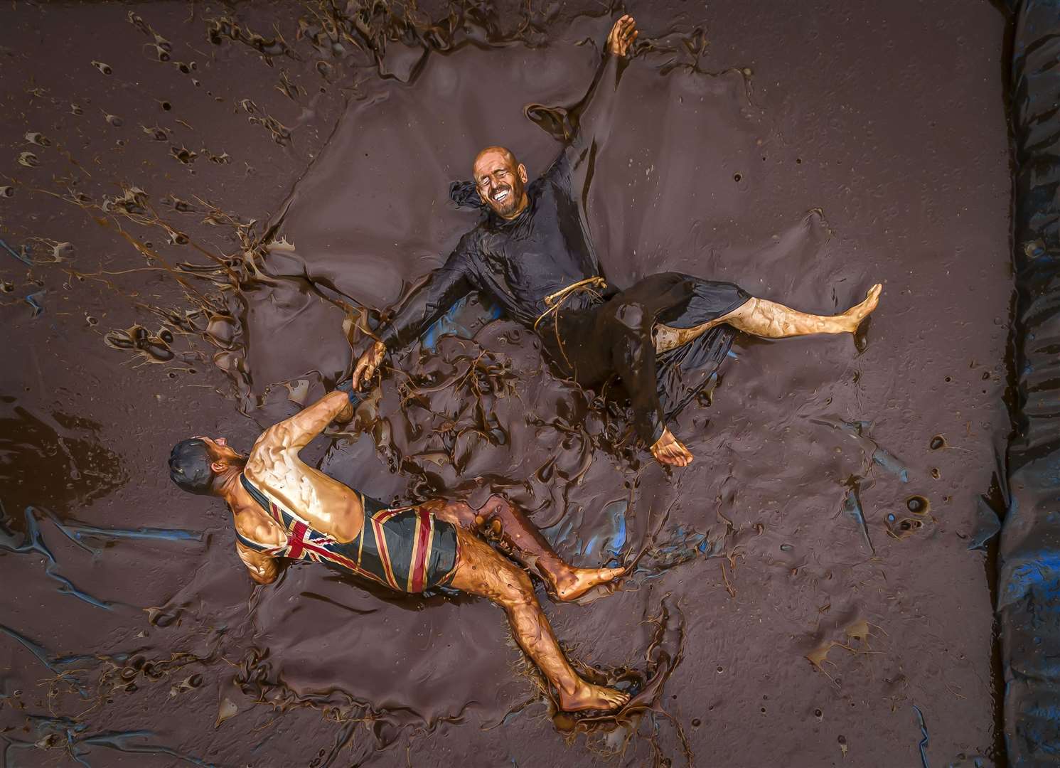 The World Gravy Wrestling Championships is now in its 12th year (Danny Lawson/PA)