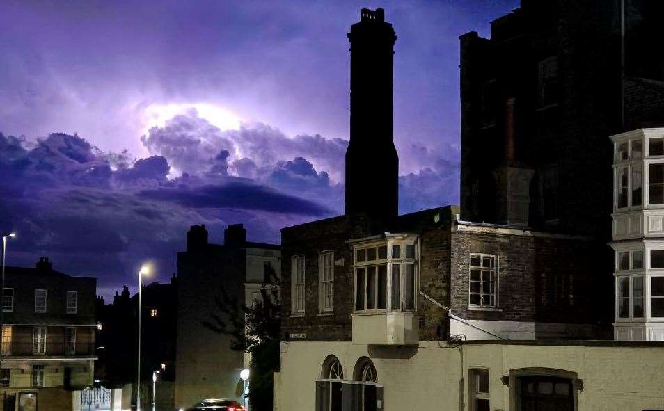 Lauren Skye Rose snapped this skyline in Ramsgate overnight